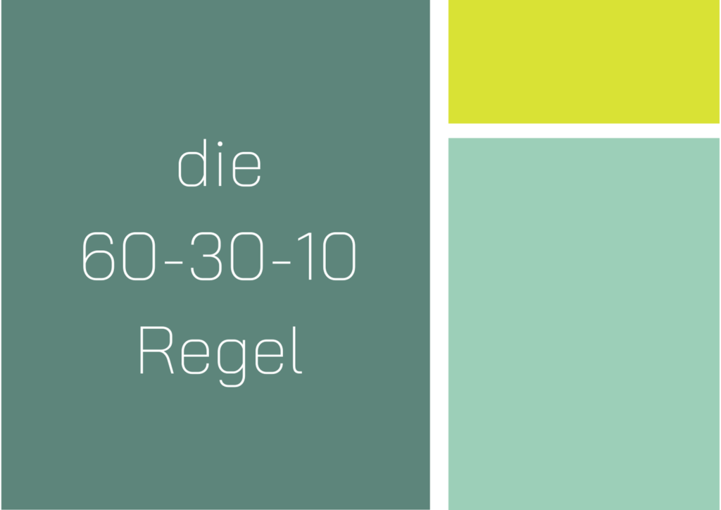 Die 60-30-10-Regel Farbenlehre von VAJUS Mediendesign
