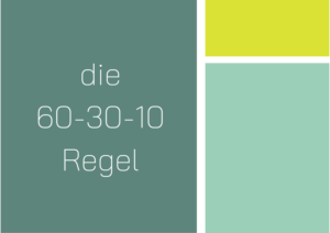Die 60-30-10-Regel Farbenlehre von VAJUS Mediendesign