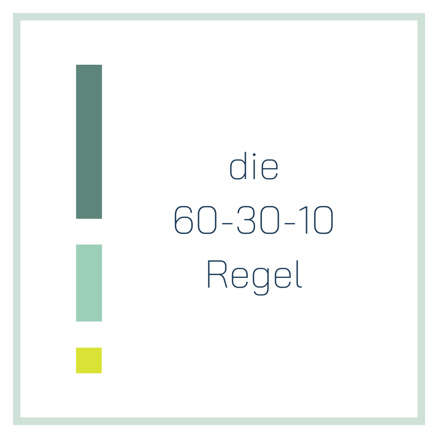Die 60-30-10-Regel Farbenlehre von VAJUS Mediendesign